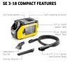 imageKrcher Puzzi 81 Commercial Carpet Extractor Carpet and Upholstery Cleaner Tough Stain and Odor Removal Perfect for Rugs Cars and Auto Detailing 39 Gal TankSE 318 Consumer