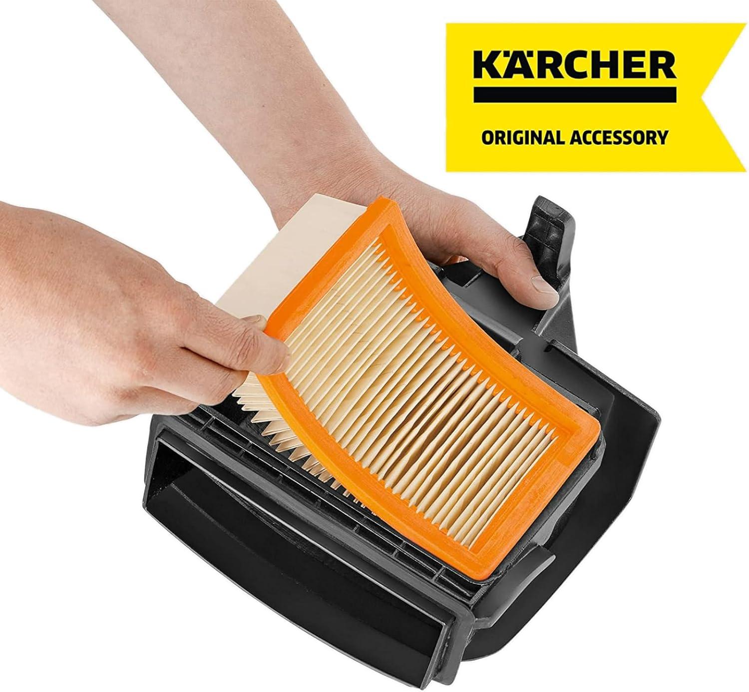 imageKrcher WD 3 MultiPurpose 45 Gallon WetDry Shop Vacuum Cleaner with Attachments  Blower Feature Compact SpaceSaving Design Great for Car CleaningFilter for WD4  WD5  WD 6