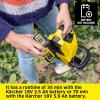 imageKrcher WD 218 Battery Powered Wet Dry Shop Vacuum Cleaner with Blower Function ampamp Attachements Multi Purpose 225 W Cartridge Filter Fleece Bag Floor ampamp Crevice Nozzle 32 Gal  Tool OnlyHedge Trimmer Tool Only