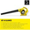 imageKrcher WD 218 Battery Powered Wet Dry Shop Vacuum Cleaner with Blower Function ampamp Attachements Multi Purpose 225 W Cartridge Filter Fleece Bag Floor ampamp Crevice Nozzle 32 Gal  Tool OnlyLeaf Blower Tool Only