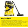 imageKrcher WD 3 MultiPurpose 45 Gallon WetDry Shop Vacuum Cleaner with Attachments  Blower Feature Compact SpaceSaving Design Great for Car CleaningWD 5P