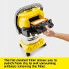 imageKrcher WD 3 MultiPurpose 45 Gallon WetDry Shop Vacuum Cleaner with Attachments  Blower Feature Compact SpaceSaving Design Great for Car CleaningWD 6 P S