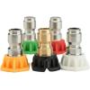 imageKrcher  Universal 6in1 Spray Nozzle  for Gas and Electric Power Pressure Washers  4000 PSI  QuickConnect5Piece Kit  4000 PSI