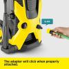 imageKrcher Pressure Washer K2 Power Control Max 2000 PSI 25 ft Hose 2 Spray Wands  145 GPMGarden Hose Adapter Kit