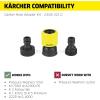 imageKrcher Pressure Washer K2 Power Control Max 2000 PSI 25 ft Hose 2 Spray Wands  145 GPMGarden Hose Adapter Kit