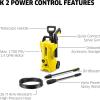 imageKrcher Pressure Washer K2 Power Control Max 2000 PSI 25 ft Hose 2 Spray Wands  145 GPMK 2 Power Control
