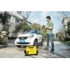 imageKrcher Pressure Washer K3 Follow Me 1800 PSI 25 ft Hose 2 Spray Wands Onboard Storage Features Wheeled  13 GPMK 2 Entry