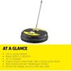 imageKrcher Pressure Washer Surface Cleaner 15quot Quick Connect 26003200 PSI Ideal for Driveways Patios Decks Sidewalks3200 PSI Surface Cleaner