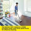 imageKrcher VCN 5 Cordless Stick Vacuum 550 W Motor LCD Power Display 71 Minute Runtime for Pet Owners Extensive AccessoriesVCN 3