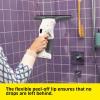 imageKrcher WV 1 Electric Window Vacuum Squeegee 10quot  Perfect for Showers Mirrors Glass and Countertops  Electric SqueegeeReplacement Blades