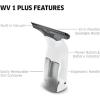 imageKrcher WV 1 Electric Window Vacuum Squeegee 10quot  Perfect for Showers Mirrors Glass and Countertops  Electric SqueegeeWV 1 White