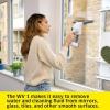 imageKrcher WV 1 Electric Window Vacuum Squeegee 10quot  Perfect for Showers Mirrors Glass and Countertops  Electric SqueegeeWV 1 White