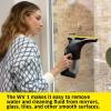 imageKrcher WV 1 Plus Black Edition Window Vacuum Squeegee  for Showers Mirrors Glass ampamp Countertops  10 in Squeegee BladeWV 1 Black Edition