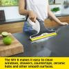 imageKrcher WV 6 Electric Window Vacuum Squeegee 11quot  Cleans Showers Mirrors Glass and Countertops  Electric Squeegee