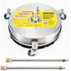 imageKrcher Pressure Washer Surface Cleaner 15quot 3 Wheels Stainless Steel Quick Connect 4000 PSI Ideal for Driveways Patios Decks SidewalksSurface Cleaner