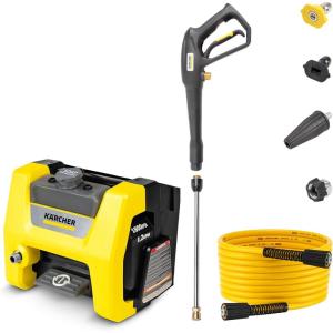 imageKrcher Pressure Washer K1700 Cube CETA Certified 3 Spray Nozzles Detergent Tank for Cars Driveways Siding Patios 12 GPM2250 PSI Cube