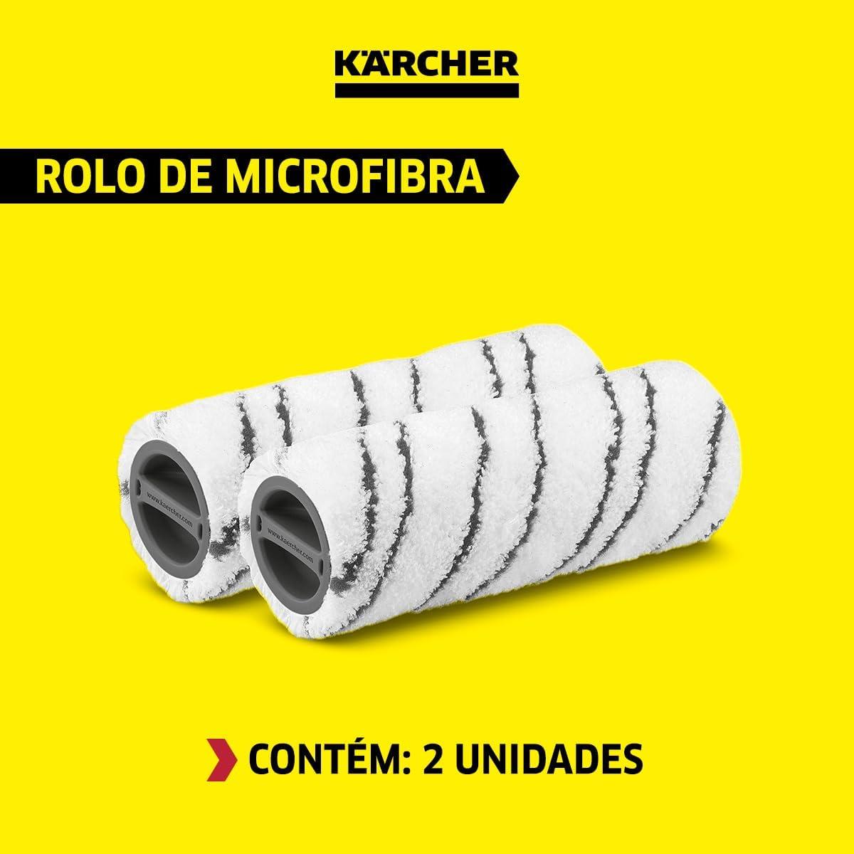 image:imageKarcher FC Floor Cleaner Microfiber MultiSurface Replacement Roller  2Pack GreyGrey