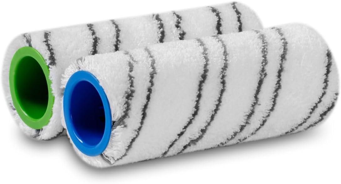 image:imageKarcher FC Floor Cleaner Microfiber MultiSurface Replacement Roller  2Pack GreyGrey