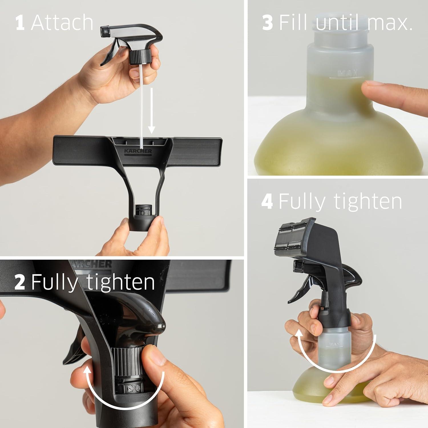 image:imageKarcher Window Vacuum Suction Head 67  Compatible with Karcher WV 6  Ideal for Cleaning Mirrors Lattice Windows Flat Tiles and Other Small Windows and Surfaces 2024WV 6 White