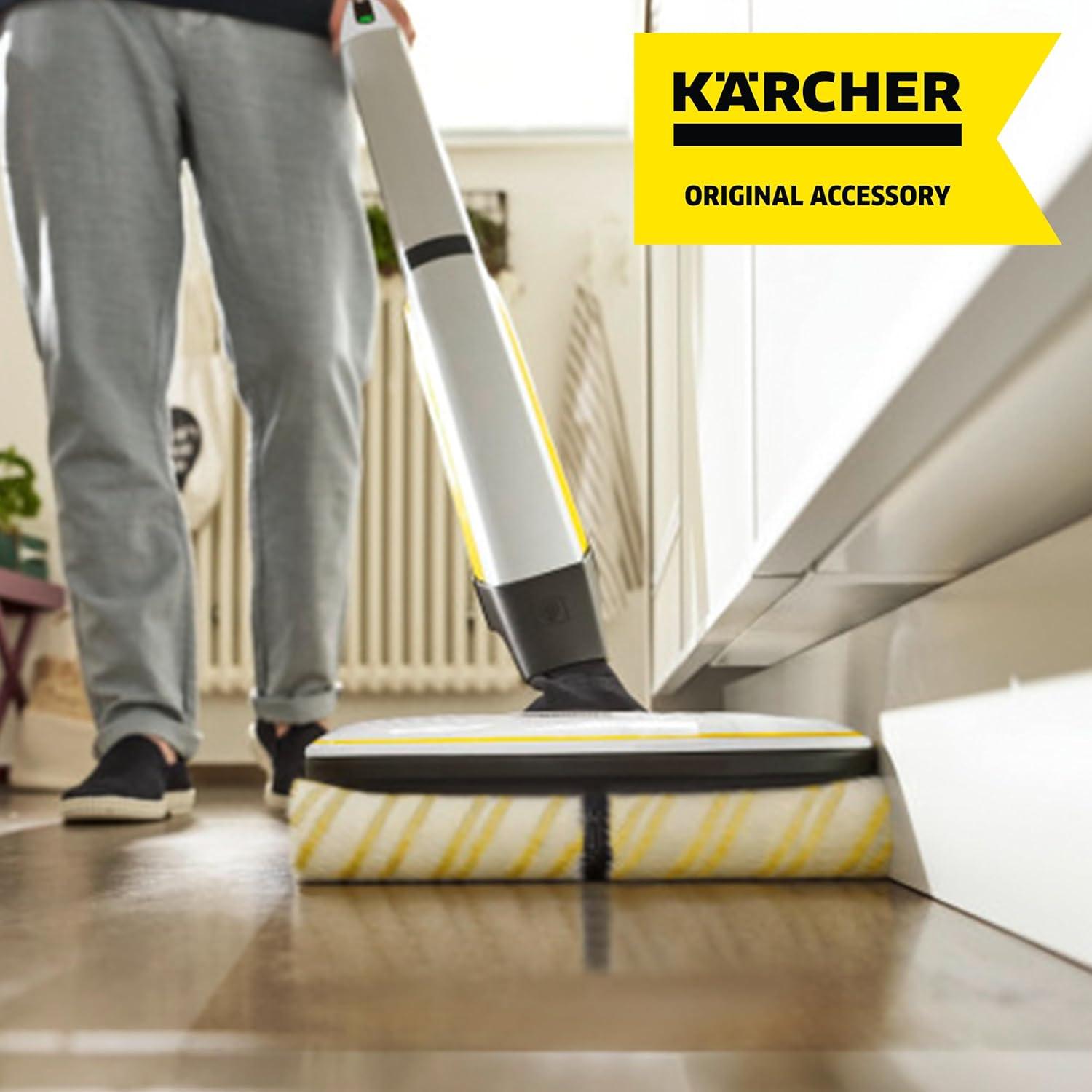 image:imageKrcher FC Stone and Tile Rollers for Karcher FC3 FC5 FC7 Electric Floor Cleaner Mop Microfiber Rollers  2 PackMultiSurface Roller