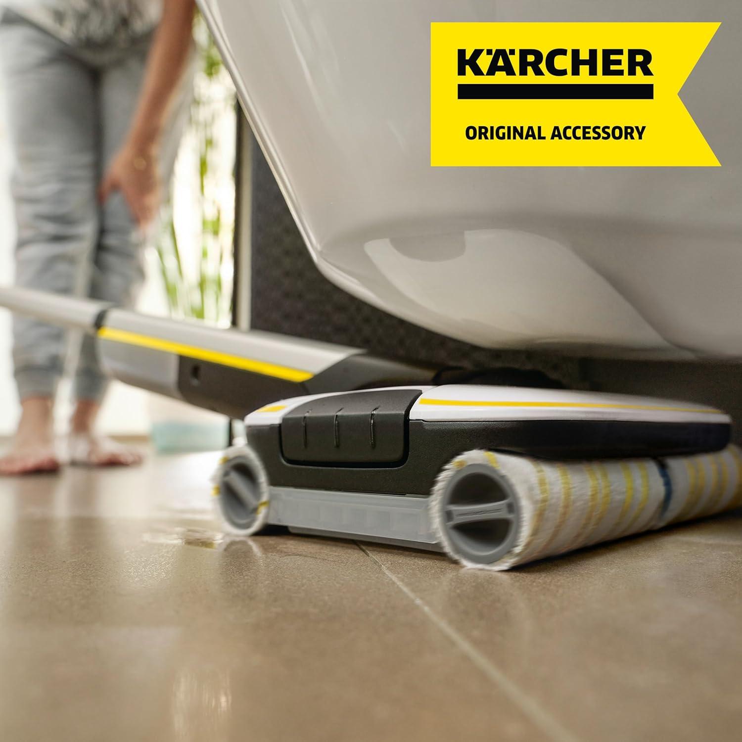 image:imageKrcher FC Stone and Tile Rollers for Karcher FC3 FC5 FC7 Electric Floor Cleaner Mop Microfiber Rollers  2 PackMultiSurface Roller