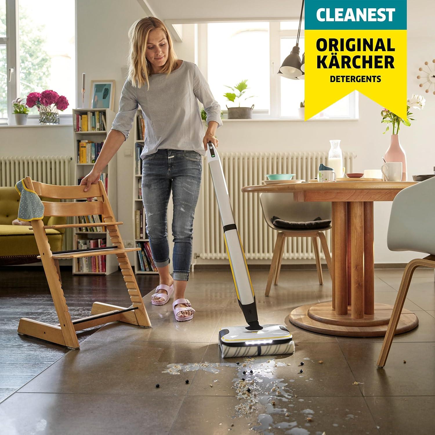 image:imageKrcher Floor Cleaner Concentrate for All Hard Floors Universal  Multi Purpose Floor Soap  Designed for Karcher Electric Hard Floor Cleaners FC 3 FC 5 and FC 7  StreakFree  169 ozSealed Wood Floor Cleaning