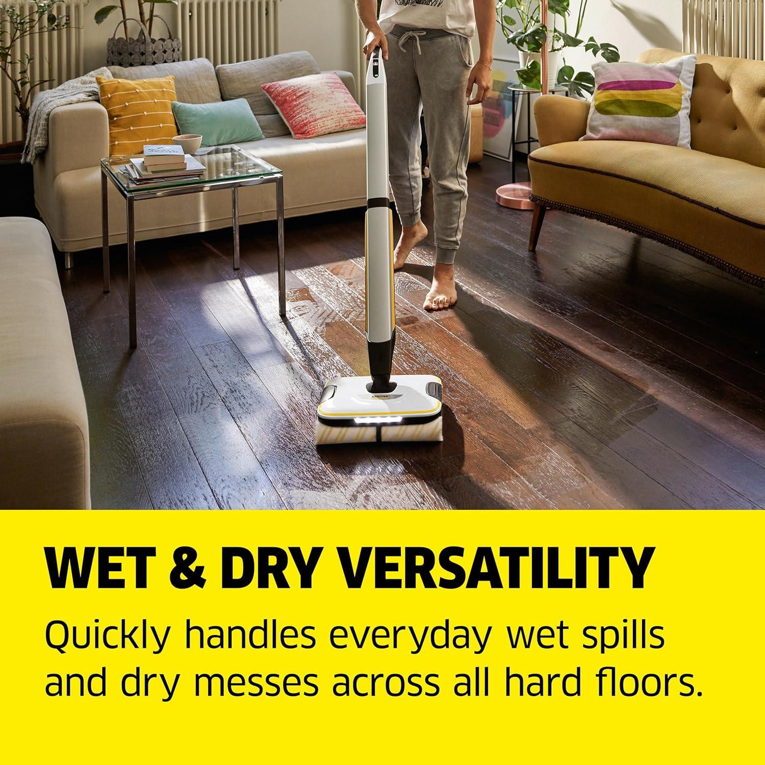 image:imageKrcher Floor Cleaner Concentrate for All Hard Floors Universal  Multi Purpose Floor Soap  Designed for Karcher Electric Hard Floor Cleaners FC 3 FC 5 and FC 7  StreakFree  169 ozFC 7 Electric Hard Floor Cleaner