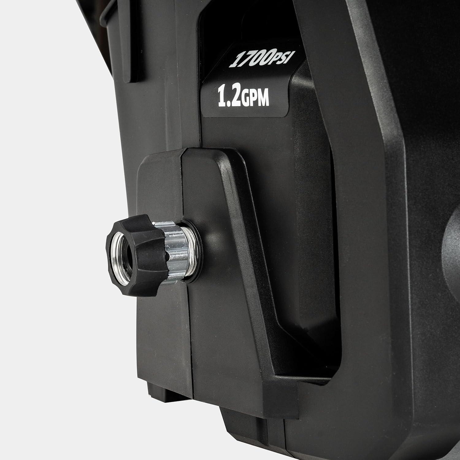 image:imageKrcher Pressure Washer K1700PSB Cube 3 Spray Nozzles Detergent Tank for Cars Driveways Siding Patios 1700 PSI 146 max GPM BlackBlack