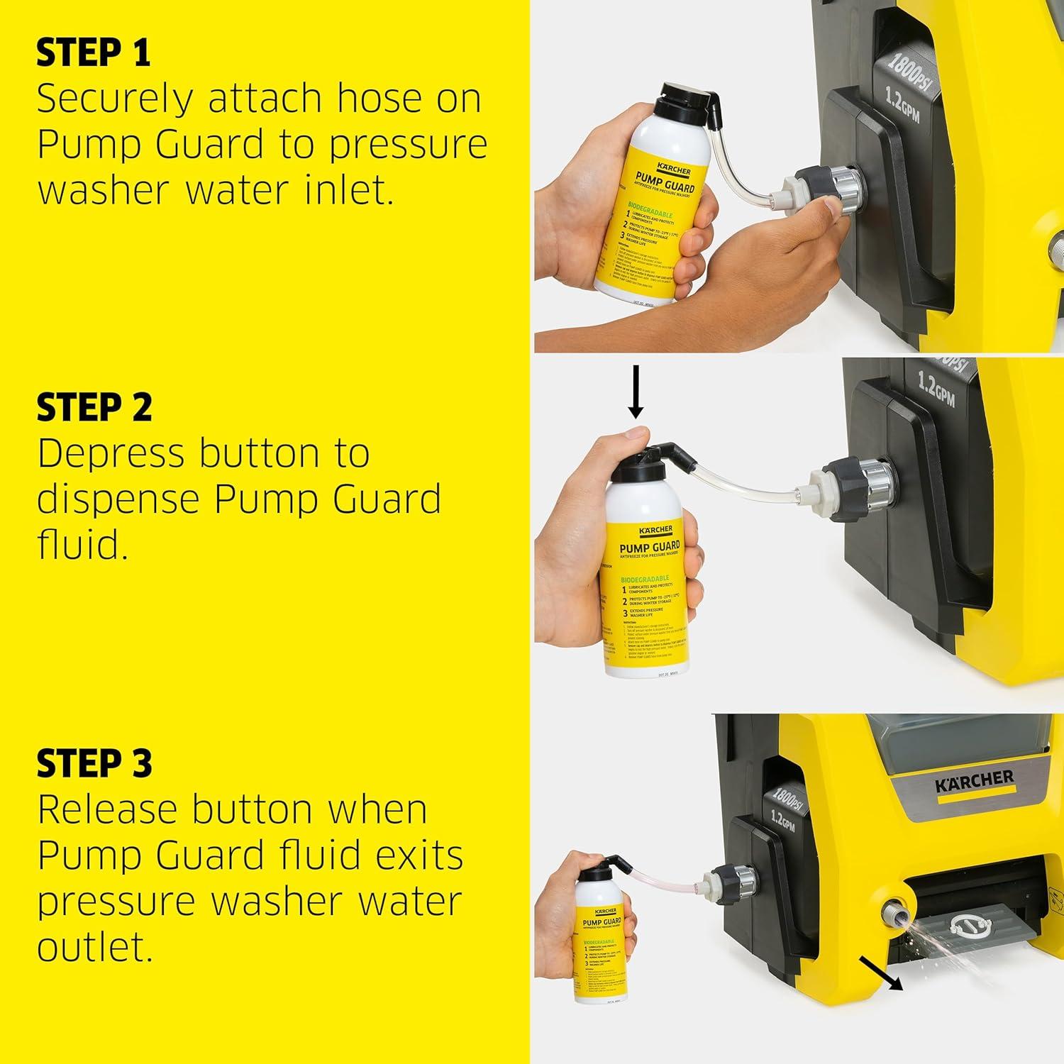 image:imageKrcher Pump Guard 4oz  Pressure Washer Pump Protector Antifreeze amp Lubricant for Gas and Electric Pressure Washers