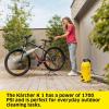 image:imageKrcher Pressure Washer K1700B CETA Certified 3 Spray Nozzles Detergent Tank for Cars Driveways Siding Patios 12 max GPMYellow