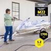 image:imageKrcher Pressure Washer K1700PSB Cube 3 Spray Nozzles Detergent Tank for Cars Driveways Siding Patios 1700 PSI 146 max GPM BlackYellow
