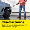 image:imageKrcher Pressure Washer K1700PSB Cube 3 Spray Nozzles Detergent Tank for Cars Driveways Siding Patios 1700 PSI 146 max GPM BlackYellow