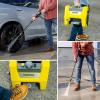 image:imageKrcher Pressure Washer K1700PSB Cube 3 Spray Nozzles Detergent Tank for Cars Driveways Siding Patios 1700 PSI 146 max GPM BlackYellow