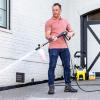 image:imageKrcher Pressure Washer K2300PSB 4 Spray Nozzles Detergent Tank Hose Reel for Cars Driveways Siding Patios 207 max GPMWhite