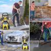 image:imageKrcher Pressure Washer K2300PSB 4 Spray Nozzles Detergent Tank Hose Reel for Cars Driveways Siding Patios 207 max GPMYellow