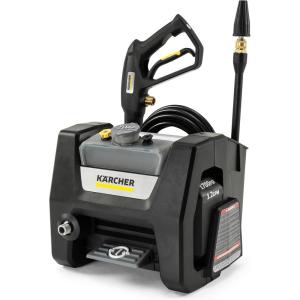 image:imageKrcher Pressure Washer K1700PSB Cube 3 Spray Nozzles Detergent Tank for Cars Driveways Siding Patios 1700 PSI 146 max GPM BlackBlack