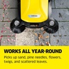 image:imageKrcher Walk Behind Outdoor Push Sweeper S 4 Twin GoFurther for Workshops Sidewalks Driveways or Garages with Debris Grabber 525 Gallon Capacity 268 Sweeping WidthYellow