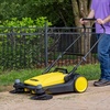 image:imageKrcher Walk Behind Outdoor Push Sweeper S 4 Twin GoFurther for Workshops Sidewalks Driveways or Garages with Debris Grabber 525 Gallon Capacity 268 Sweeping WidthYellow