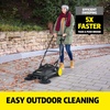 image:imageKrcher Walk Behind Outdoor Push Sweeper S 4 Twin GoFurther for Workshops Sidewalks Driveways or Garages with Debris Grabber 525 Gallon Capacity 268 Sweeping WidthBlack