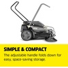 image:imageKrcher Walk Behind Outdoor Push Sweeper S 4 Twin GoFurther for Workshops Sidewalks Driveways or Garages with Debris Grabber 525 Gallon Capacity 268 Sweeping WidthGray
