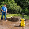 image:imageKrcher K 4 Foam Cannon 1900 PSI Electric Pressure Washer with Turbo Nozzle and Large Wheels for AllTerrain Home Maintenance and Foam Cannon for Vehicle Cleaning