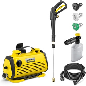 image:imageKrcher K 3 Horizontal Foam Cannon 1700 PSI Portable Electric Pressure Washer with Foam Cannon for Enhanced Detergent Application