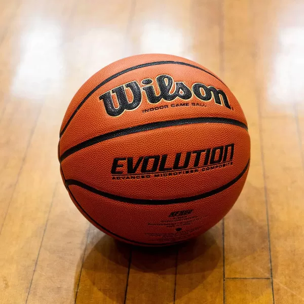 WILSON Evolution Indoor Game Basketballs - Size 5, Size 6 and Size 7