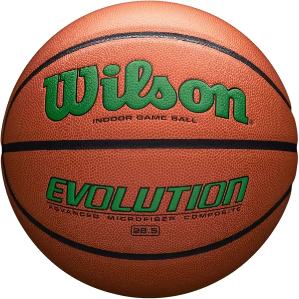 WILSON Evolution Indoor Game Basketballs - Size 5, Size 6 and Size 7