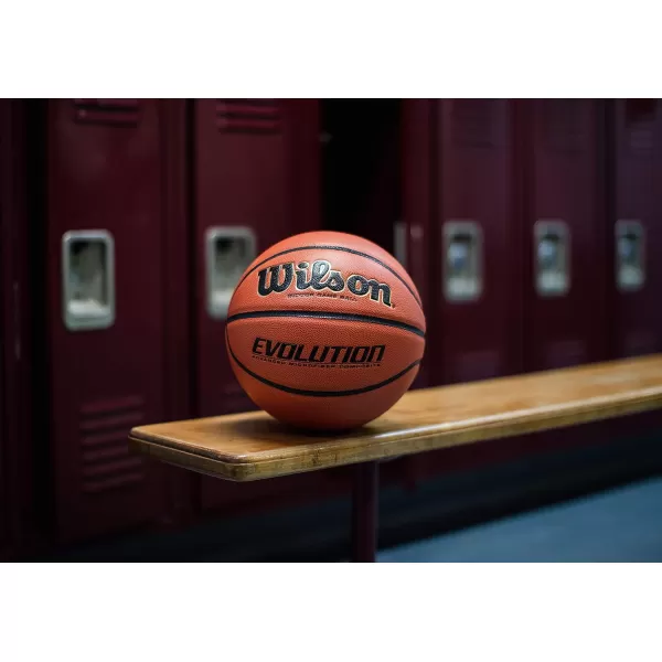WILSON Evolution Indoor Game Basketballs - Size 5, Size 6 and Size 7