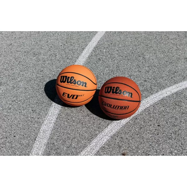 WILSON Evolution Indoor Game Basketballs - Size 5, Size 6 and Size 7