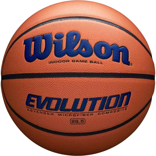 WILSON Evolution Indoor Game Basketballs - Size 5, Size 6 and Size 7