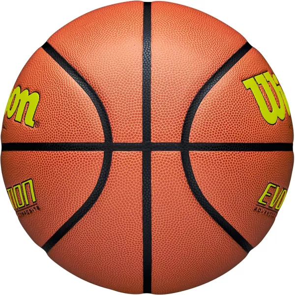WILSON Evolution Indoor Game Basketballs - Size 5, Size 6 and Size 7