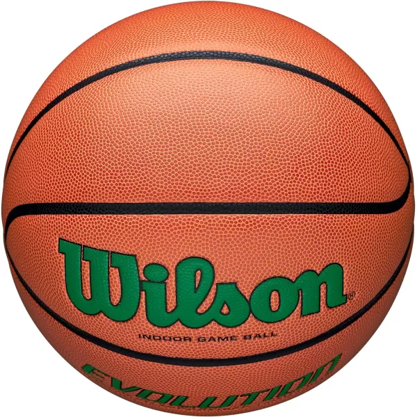 WILSON Evolution Indoor Game Basketballs - Size 5, Size 6 and Size 7