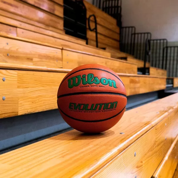 WILSON Evolution Indoor Game Basketballs - Size 5, Size 6 and Size 7